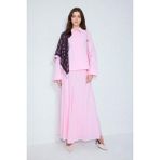 DeFacto A Kesim Vual Maxi Etek F4560AX26SM - Pembe - 38