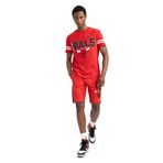 DeFacto A1995AX23SM Kırmızı-RD296 NBA Chicago Bulls Lisanslı Standart Fit Bisiklet Yaka %100 Pamuk Erkek T-shirt