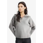 Defacto A8180AX25WN GR253 Gri Oversize Triko Kadın Kazak