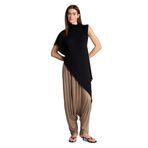 DeFacto Afra x Balloon Fit Ribana Pantolon, L, H8084AX26SM, Kahve, Kadın
