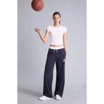 DeFacto Aırtech NBA Mıamı Heat Straıght Fıt Cepli Pantolon, XL, H1515AX26SP, Antrasit-AR214, Kadın
