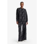 DeFacto Aırtech Wide Leg Cepli Geniş Paça Uzun Sporcu Pantolon, S, G7089AX25WN, Siyah-BK81, Kadın
