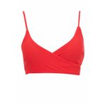 DeFacto B0387AX23HSRD197 Kırmızı Fall in Love Regular Fit Bikini Üstü