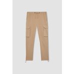 DeFacto B3585AX23AU Bej-BG185 Kargo Cepli Jogger Erkek Pantolon