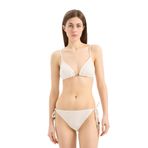 DeFacto Bağcıklı Tül Bikini Altı, S, E0144AX25SM, Beyaz-WT16, Kadın