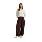 DeFacto Baggy Fit Normal Bel Jogger Paça Bilek Boy Modal Pantolon, L, G0671AX25SM, Kahve-BN305, Kadın