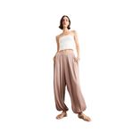 DeFacto Baggy Fit Normal Bel Jogger Paça Bilek Boy Modal Pantolon, M, G0671AX25SM, Bej-BG286, Kadın