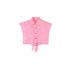 DeFacto Bağlamalı Kısa Kollu Gömlek Kız Bebek, 9-12 Ay, E2786A525SP, Pembe-PN164, Kız bebek