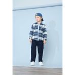 DeFacto Balloon Fit Beli Lastikli Düz Paça Jean Pantolon Erkek Bebek G4395A525WN - Mavi-NM28 - 4 - 5 Yaş