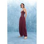 Defacto Balloon Fit Çift Cepli Normal Bel Standart Boy Keten Karışımlı Pantolon F9961ax25aubr458 Bordo