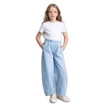 DeFacto Balloon Fit Jean Pantolon Kız Çocuk, 11-12 Yaş, G0248A826SM, Mavi-NM63, Kız çocuk