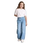 DeFacto Balloon Fit Jean Pantolon Kız Çocuk, 13-14 Yaş, G0248A826SM, Mavi-NM63, Kız çocuk