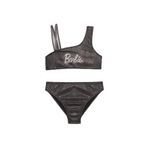 DeFacto Barbie Bikini Takımı Kız Çocuk, 11-12 Yaş, E5224A825HS, Siyah-BK27, Kız çocuk