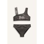 DeFacto Barbie Bikini Takımı Kız Çocuk, 8-9 Yaş, E5224A825HS, Siyah-BK27, Kız çocuk