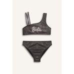 DeFacto Barbie Bikini Takımı Kız Çocuk, 9-10 Yaş, E5224A825HS, Siyah-BK27, Kız çocuk