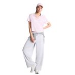 DeFacto Barrel Fıt Cepli Standart Paça Sweatshirt Kumaşı Sporcu Pantolon, L, G6234AX26SP, Gri-GR93, Kadın