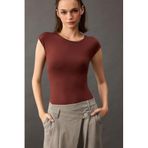 DeFacto Basic Çıtçıtlı Kolsuz Body Bordo, XS, F7824AX25AU, Bordo-BR469, Kadın