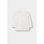 DeFacto Basic Ekru Erkek Bebek Uzun Kollu T-shirt B7004A5/ER105