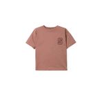 DeFacto Baskılı Kısa Kollu Tişört Erkek Bebek, 9-12 Ay, D7910A526SM, Bordo-BR165, Erkek bebek