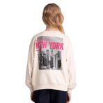 DeFacto Baskılı Sweatshirt Kız Çocuk, 12-13 Yaş, E6760A826SP, Ekru-ER105, kız-çocuk