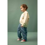 DeFacto Beli Lastikli Jean Pantolon Erkek Bebek G6875A526SP - Mavi-NM28 - 4 - 5 Yaş