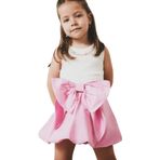 DeFacto Beli Lastikli Poplin Etek Kız Bebek, 18-24 AY, F5797A525SM, Pembe-PN82, Kız bebek