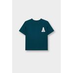 DeFacto Bisiklet Yaka Baskılı Koyu Yeşil Erkek Bebek T-Shirt D7910A5/GN246