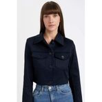DeFacto Blazer Ceket, 34, 3172791, Lacivert, Kadın