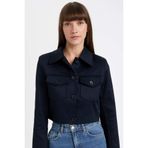DeFacto Blazer Ceket, 42, 3172791, Lacivert, Kadın