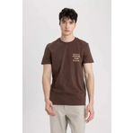 DeFacto BN497 Oversize Fit Bisiklet Yaka Basic Kısa Kollu Tişört