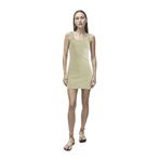 DeFacto Bodycon Fitilli Mini Elbise, L, A0732AX24SM, Haki-KH271, Kadın