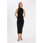 DeFacto Bodycon Maxi Abiye Elbise, M, B2465AXKH210, Siyah, Kadın
