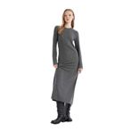 DeFacto Bodycon Maxi Elbise Antrasit, XS, D3373AX24WN, Antrasit-AR104, Kadın