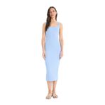 DeFacto Bodycon Midi Elbise, 2XL, Z7577AZ25SM, Mavi-BE429, Kadın