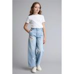 DeFacto Bol Kesim Jean Pantolon Kız Çocuk H0385A826SM
