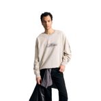 DeFacto Boxy Fit Bisiklet Yaka Baskılı Sweatshirt, M, G4355AX25WN, Gri-GR368, erkek
