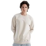 DeFacto Boxy Fit Bisiklet Yaka Baskılı Sweatshirt, XS, W5990AZ21AU, Bej-BG662, erkek