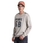 DeFacto Boxy Fit Bisiklet Yaka Sweatshirt, S, H6268AX26SP, Gri-GR368, erkek
