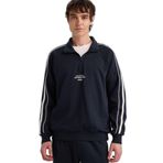 DeFacto Boxy Fit Dik Yaka Slogan Baskılı Sweatshirt, L, F8658AX26SP, Lacivert, erkek