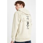 DeFacto Boxy Fit Kapüşonlu Sırt Baskılı Sweatshirt C6148AX24AU