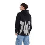 DeFacto Boxy Fit Kapüşonlu Sırt Baskılı Sweatshirt Siyah L