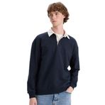 DeFacto Boxy Fit Polo Yaka Sweatshirt, S, TYCD3E0B4F129F2703, Lacivert, erkek