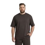 DeFacto Büyük Beden Boxy Fit Kısa Kollu Tişört, 6XL, H0997AX26SP, Antrasit-AR221, Erkek