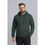DeFacto Büyük Beden Kapüşonlu Fermuarlı Sweatshirt H2059AX26SP - Antrasit-AR221 - 2XL