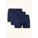 Defacto C3275 Lacivert Regular Fit 3'Lü Boxer