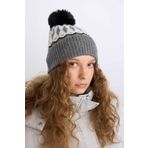 DeFacto C6636AX24WN Jakarlı Ponponlu Kadın Beresi