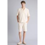 DeFacto C7589AX26SM Bej-BG734 Erkek Relax Fit Pamuklu Bermuda Şort