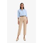 DeFacto Carrot Fit Gabardin Vizon Kadın Pantolon D7413AX/BG65