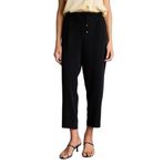DeFacto Carrot Fit Yüksek Bel Krep Pantolon Kahve, 36, E6676AX26SM, Kahve-BN142, Kadın