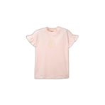 DeFacto Çiçekli Tişört Kız Bebek Pembe, 9-12 Ay, Z9212A226SM, Pembe-PN436, Kız bebek